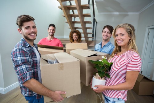 Furniture collection service for a Hampstead home with bulky items ready for removal