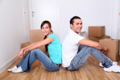 Experienced removal company handling a property move in Hampstead with attention to access