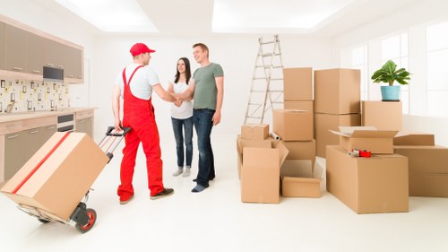 Careful packing and furniture handling during a Hampstead house move