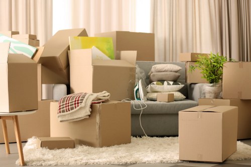 Local removal company assisting a Hampstead move
